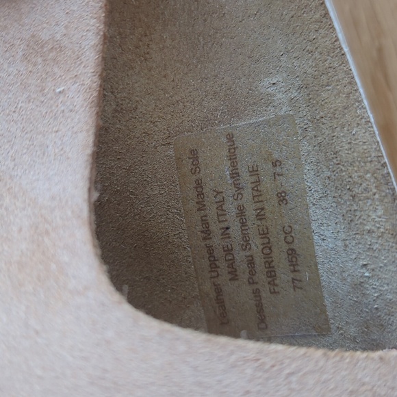 Fly Flot. Woman's Leather Soled Slipper - ROSA ANTICO. Size 7 - Picture 7 of 13